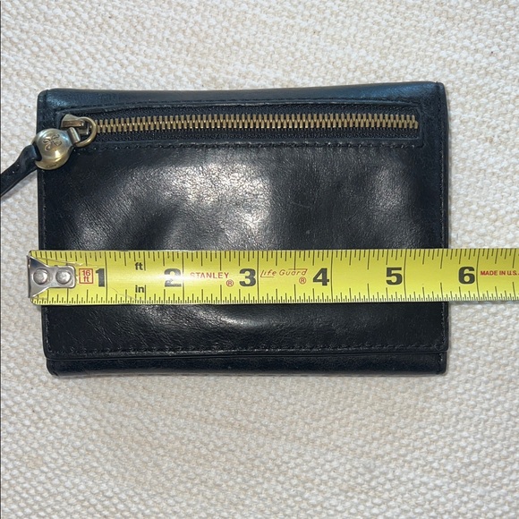 HOBO Midnight Leather Wallet with Brass Accent - Picture 8 of 9